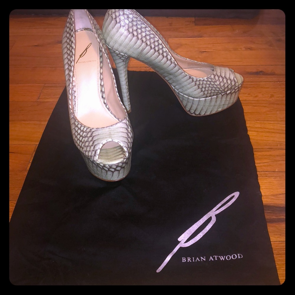 BRIAN ATWOOD Python Playform Pumps